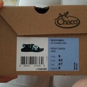 Men's Chaco Z/1 Rocky Mountain NP Sandals sz9